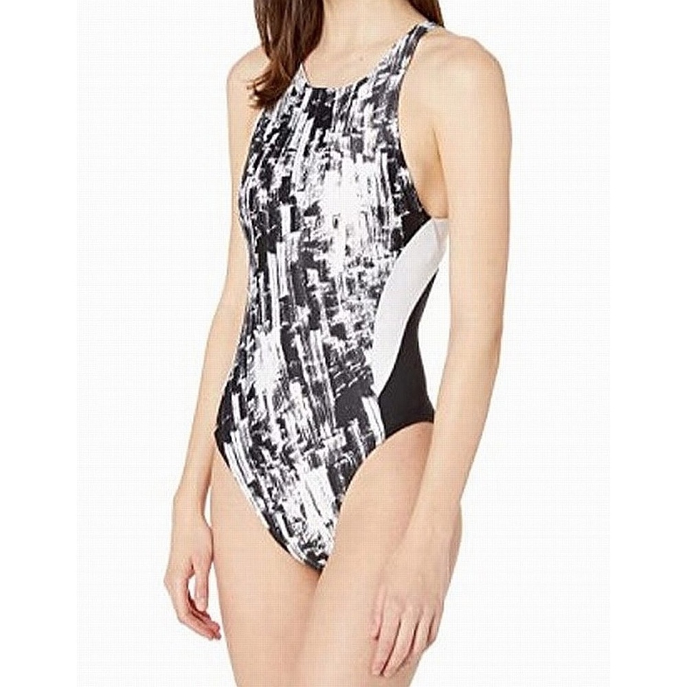 Lole North Shore Black Heat Wave One-Piece Swimsuit